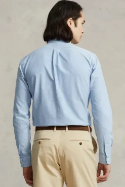 Heren overhemd lm casual blauw