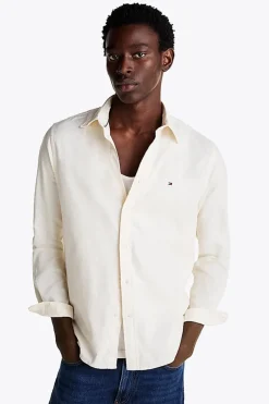 Heren overhemd lm casual ecru