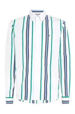 Heren overhemd lm casual blauw
