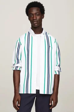 Heren overhemd lm casual blauw