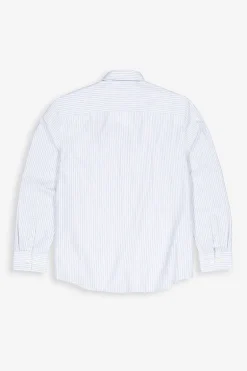 Heren overhemd lm casual blauw
