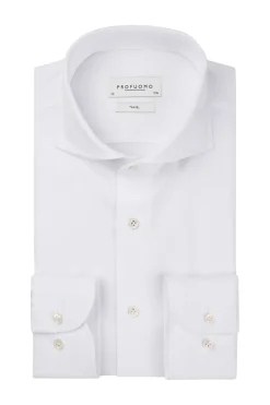 Heren overhemd lm casual wit