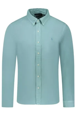 Heren overhemd lm casual groen