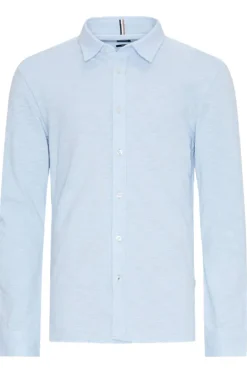 Heren overhemd lm casual blauw
