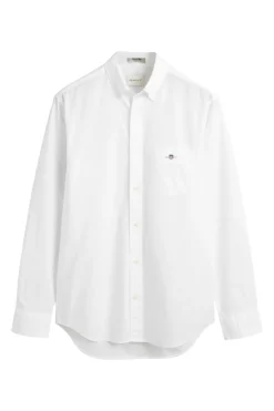 Heren overhemd lm casual wit