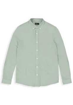 Heren overhemd lm casual groen