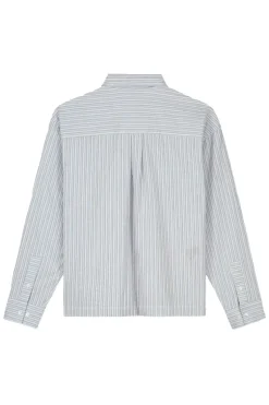 Heren overhemd lm casual blauw