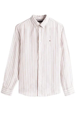 Heren overhemd lm casual wit