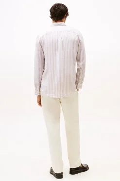 Heren overhemd lm casual wit