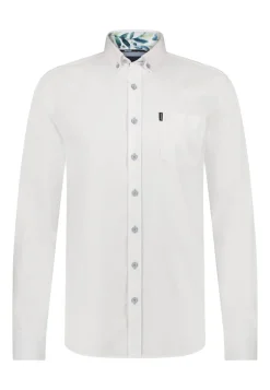 Heren overhemd lm casual wit