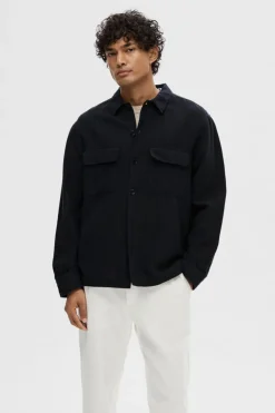 Heren overhemd lm casual blauw