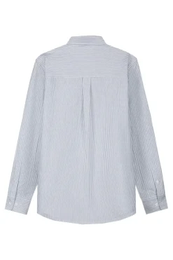 Heren overhemd lm casual blauw