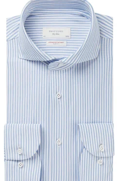 Heren overhemd lm casual blauw