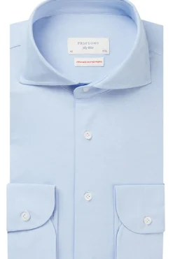 Heren overhemd lm casual blauw