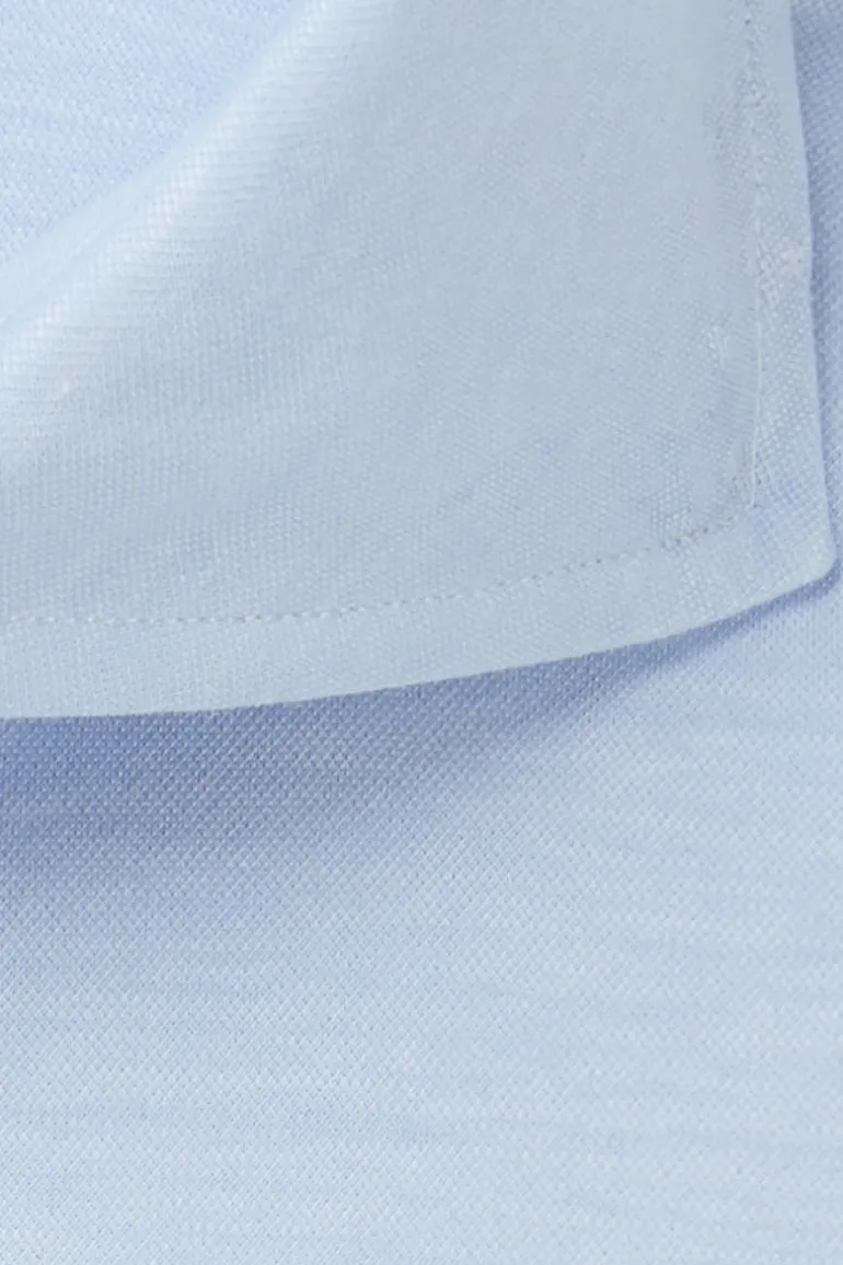 Heren overhemd lm casual blauw