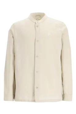 Heren overhemd lm casual bruin