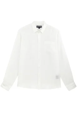 Heren overhemd lm casual wit