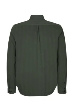 Heren overhemd lm casual groen