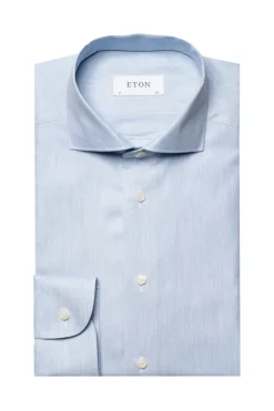 Heren overhemd lm dressual blauw