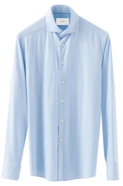 Heren overhemd lm dressual blauw