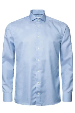 Heren overhemd lm dressual blauw
