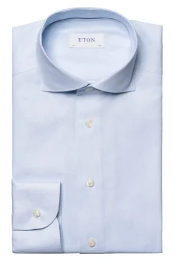 Heren overhemd lm dressual blauw