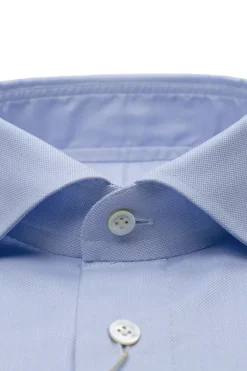 Heren overhemd lm dressual blauw