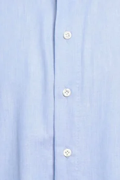 Heren overhemd lm dressual blauw