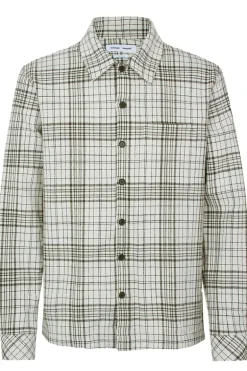 Heren overshirt bruin