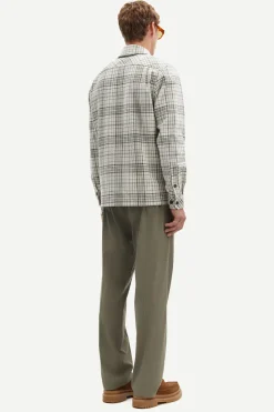 Heren overshirt bruin