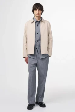 Heren overshirt bruin