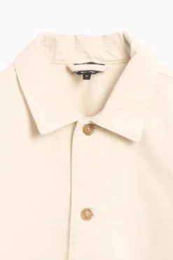 Heren overshirt ecru