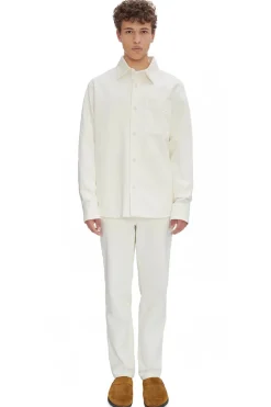 Heren overshirt ecru