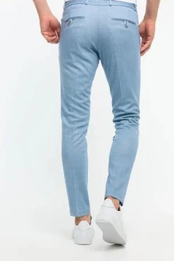 Heren pantalon blauw