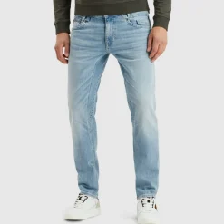 Heren pantalon blauw