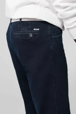 Heren pantalon blauw