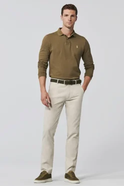 Heren pantalon bruin
