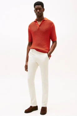 Heren pantalon ecru
