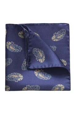 Heren pochet blauw