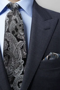 Heren pochet blauw