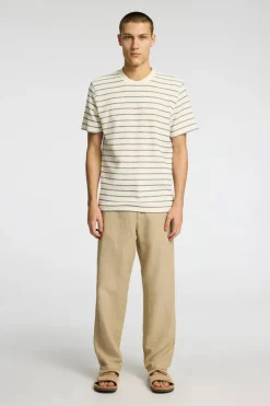 Heren polo korte mouw blauw