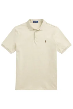Heren polo korte mouw bruin