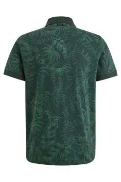 Heren polo korte mouw groen