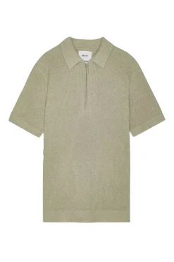 Heren polo korte mouw groen
