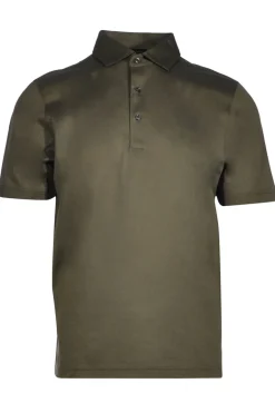 Heren polo korte mouw groen