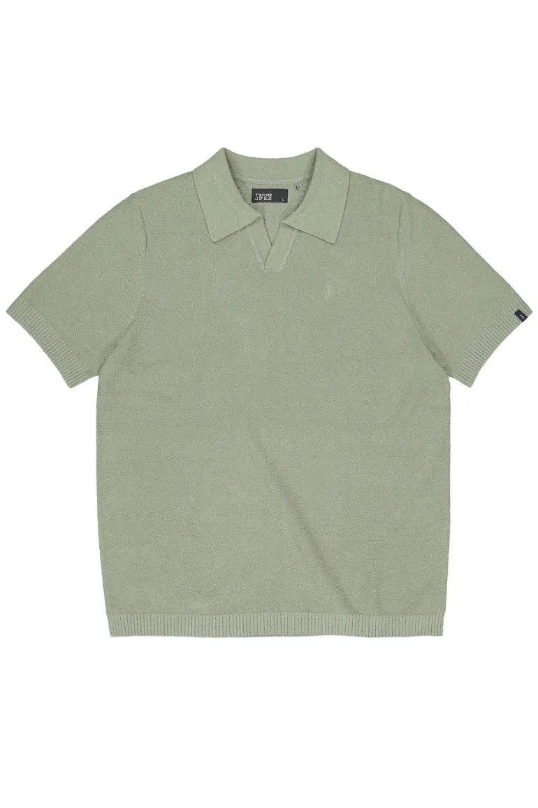 Heren polo korte mouw groen