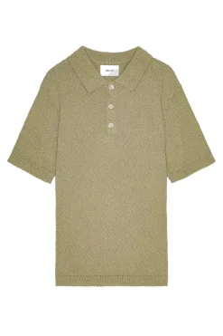 Heren polo korte mouw groen