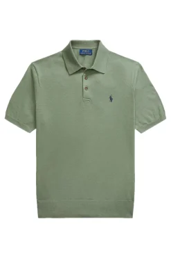 Heren polo korte mouw groen
