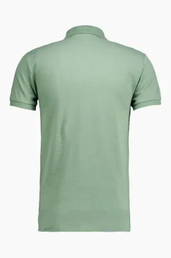 Heren polo korte mouw groen