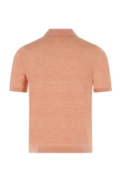 Heren polo korte mouw oranje